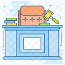 Courthouse Court Room Judge Chair Icon