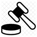 Judge Hammer Justice Law Icon