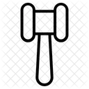 Judge Hammer Justice Law Icon