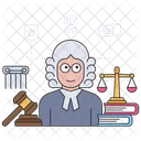 Judge Law Female Judge Magistrate Icon