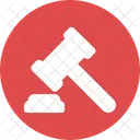 Auction Hammer Gavel Judge Mallet Icon