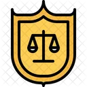 Shield Protection Law Icon