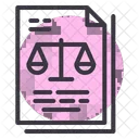 Judgement Order Court Icon