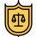 Shield Protection Law Icon