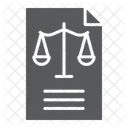 Legal Document Law Icon