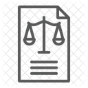 Legal Document Law Icon