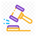 Court Gavel Law Icon
