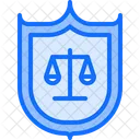Shield Protection Law Icon