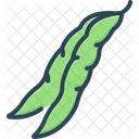 Judia Verde Verde Pod Icono