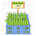 Judias Verdes Verduras Cesta De Verduras Icono