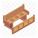 Judiciary Seat Court Sitting Courtroom Furniture Icon