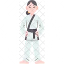 Judo Karate Fighter Icon