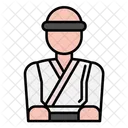 Karate Martial Fight Icon