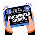 Juego Aumentado Dispositivo Portatil Icono