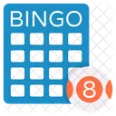 Juego de bingo  Icono