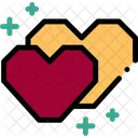 Corazones Juego Jugador Icono