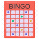 Juego de bingo  Icono