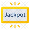 Juego De Jackpot Juego De Maquina Jackpot De Casino Icono