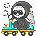 Angel De La Muerte Fantasma Halloween Icono