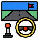 Juego de carreras de autos  Icono