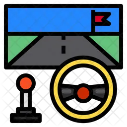 Juego de carreras de autos  Icono