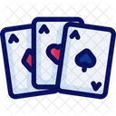 Juego De Cartas Poker Naipes Icono