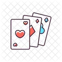 Tarjeta Poker Juegos De Azar Icono