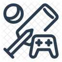 Juego de críquet  Icono