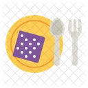 Juego De Cubiertos Plato Cuchara Ícone