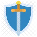 Espada Y Escudo Icono