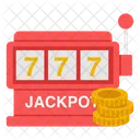 Juego De Jackpot Juego De Maquina Jackpot De Casino Icono