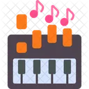 Juego De Musica Musica Piano Icono