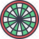 Juego Deportes Dardo Icono