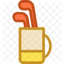 Juego Golf Bolsa Icono