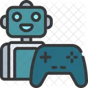 Juego De Robot Juegos Ai Icono