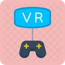 Juego De Realidad Virtual Tecnologia Virtual Icon