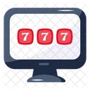 Casino En Linea Juegos De Azar En Linea Juego De Tragamonedas Icono