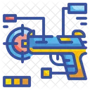 Tiro Juegos Electronica Tecnologia Multimedia Icono