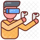 Juegos de realidad virtual  Icono