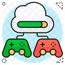 Juegos En La Nube Tecnologia En La Nube Computacion En La Nube Icono
