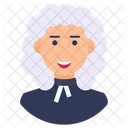 Juez Adjudicador Abogado Icono
