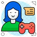 Jugador Jugador De Juegos Aficionado A Los Juegos Icono