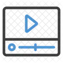 Reproductor Video Multimedia Icono