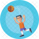 Baloncesto Jugador De Baloncesto Deportes Icono