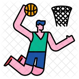 Jugador de baloncesto  Icono