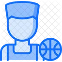 Jugador De Baloncesto Hombre Macho Icono