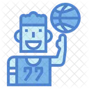 Jugador De Baloncesto Atleta Avatar Icono