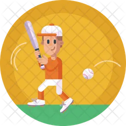 Jugador de baseball  Icono