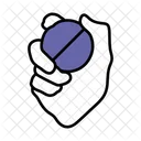 Jugador De Bolos Jugar Cuero Icon