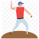 Deporte Juegos Al Aire Libre Jugador De Bolos Icono